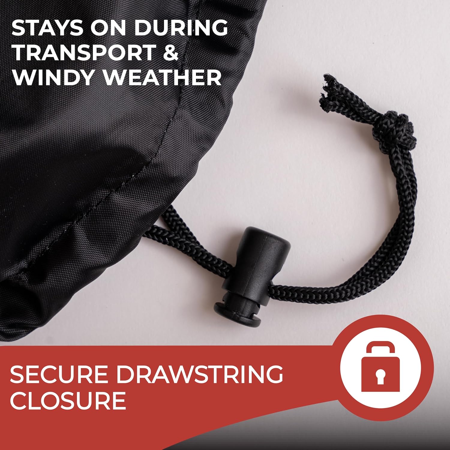 IBC TOTE COVER Lawn Mower Cover - 94 x 19.5 x 13.5 in, Black, 600D Oxford - Waterproof Heavy-Duty Push Mower Cover - Universal Fit for Zero Turn & Riding Tractors - Tear-Resistant Outdoor Shield