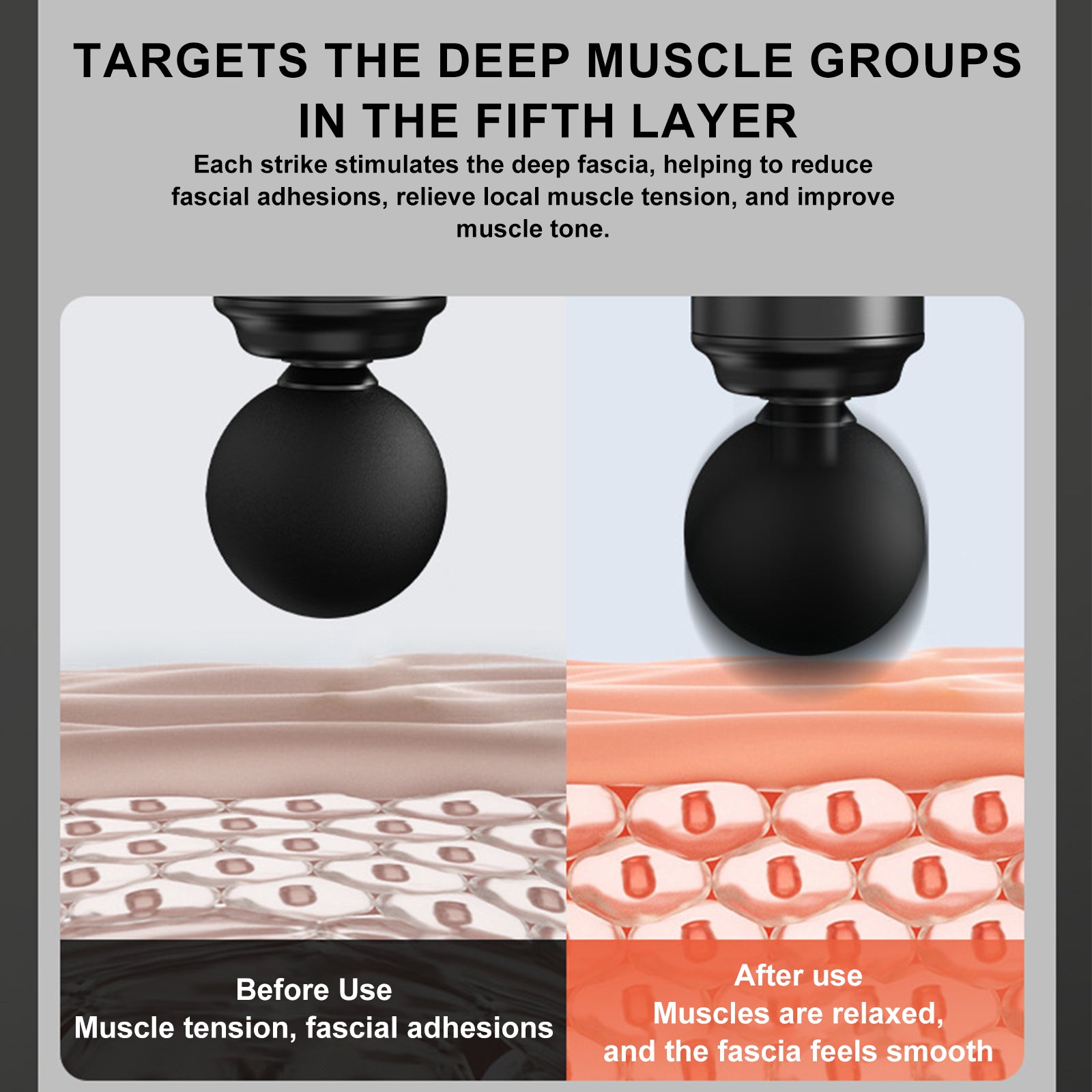 LYHOME Super Mini Massage Gun Deep Tissue, Handheld Muscle Massager with 4 Heads, Percussion Travel Size Massager Gun FSA Eligible for Men Women Back Relief, Quiet for Home, Gym, Office, HSA, Black