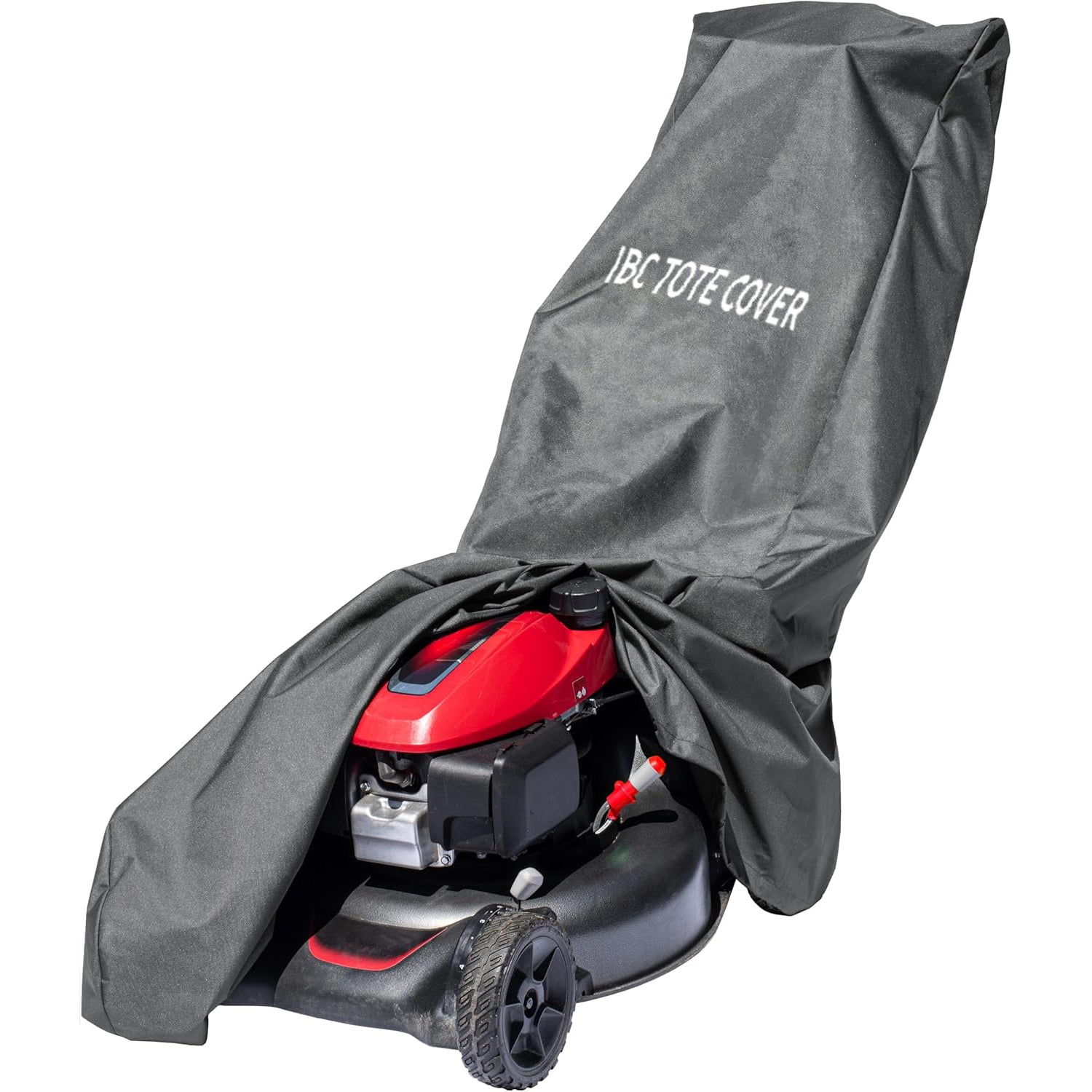 IBC TOTE COVER Lawn Mower Cover - 94 x 19.5 x 13.5 in, Black, 600D Oxford - Waterproof Heavy-Duty Push Mower Cover - Universal Fit for Zero Turn & Riding Tractors - Tear-Resistant Outdoor Shield